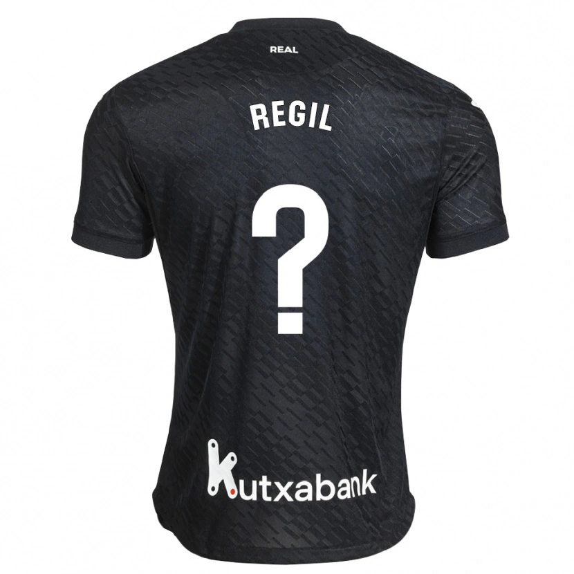 Danxen Criança Camisola Markel Regil #0 Preto Branco Alternativa 2026/27 Camisa Brasil