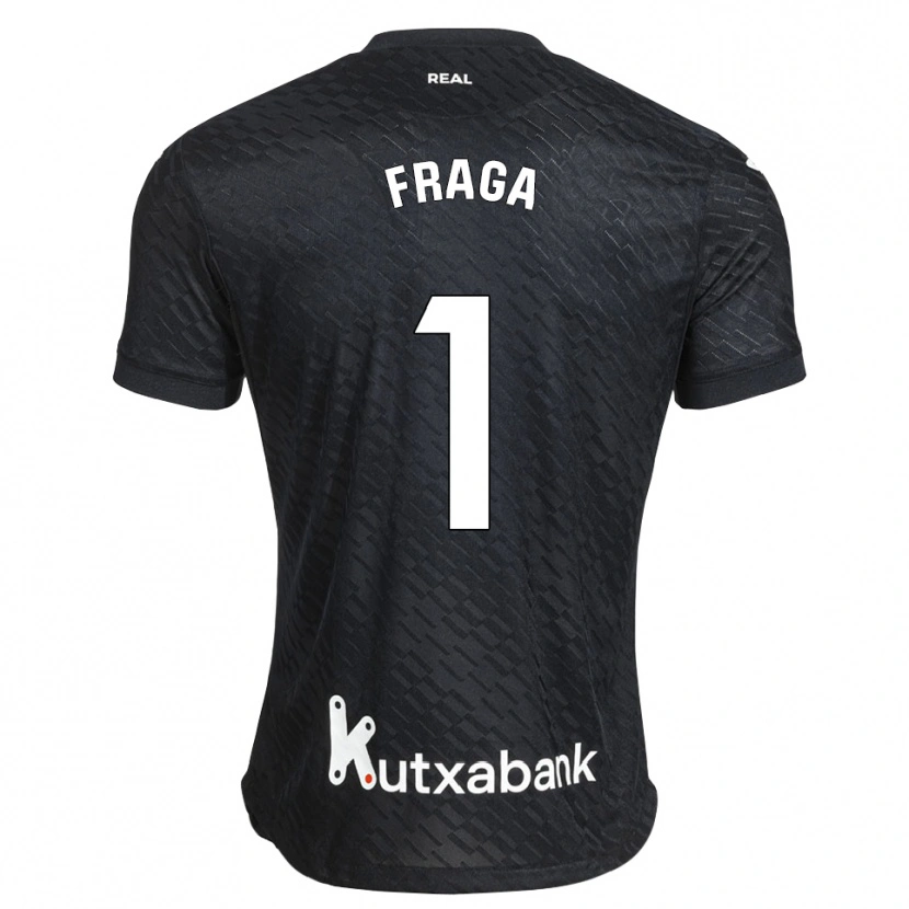 Danxen Criança Camisola Aitor Fraga #1 Preto Branco Alternativa 2026/27 Camisa Brasil