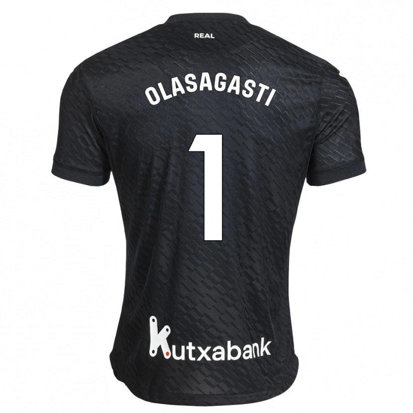 Danxen Criança Camisola Lander Olasagasti #1 Preto Branco Alternativa 2026/27 Camisa Brasil