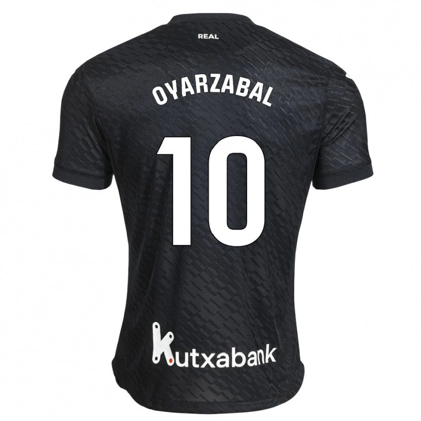 Danxen Criança Camisola Mikel Oyarzabal #10 Preto Branco Alternativa 2026/27 Camisa Brasil