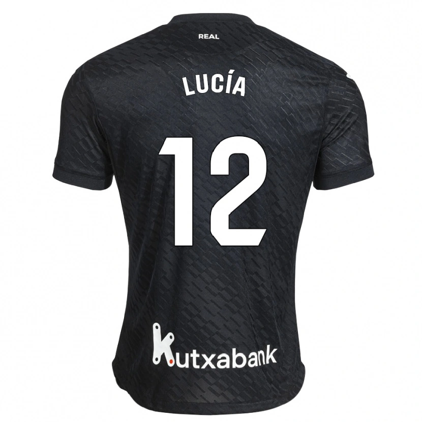 Danxen Criança Camisola Lucía Rodríguez #12 Preto Branco Alternativa 2026/27 Camisa Brasil
