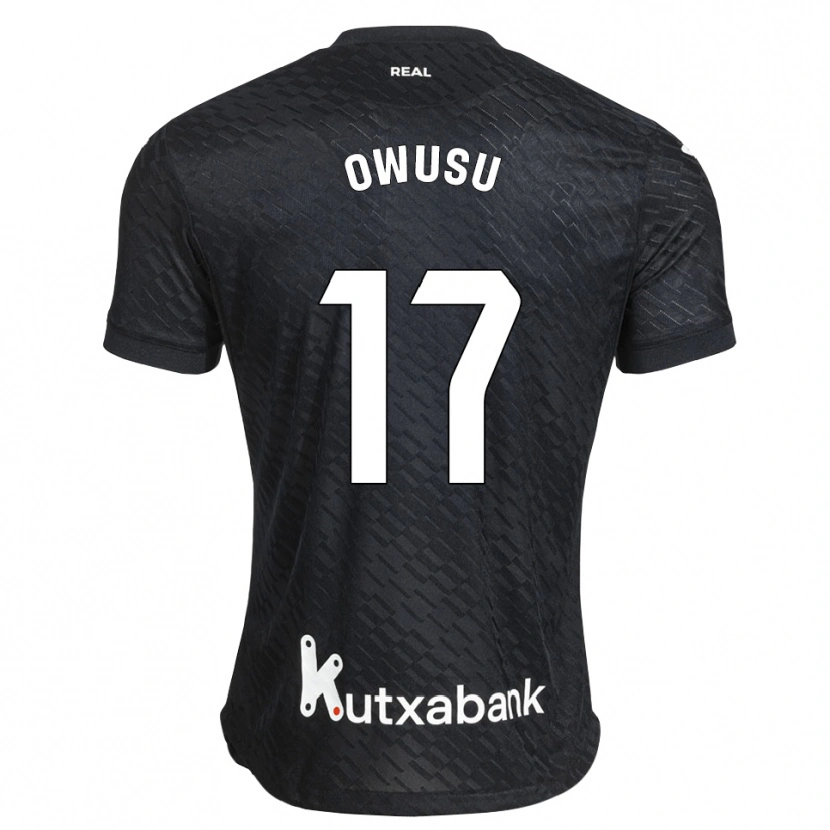 Danxen Criança Camisola Jacqueline Owusu #17 Preto Branco Alternativa 2026/27 Camisa Brasil