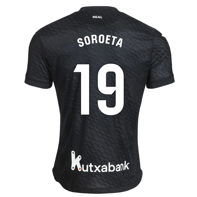 Danxen Criança Camisola Javier Soroeta #19 Preto Branco Alternativa 2026/27 Camisa Brasil