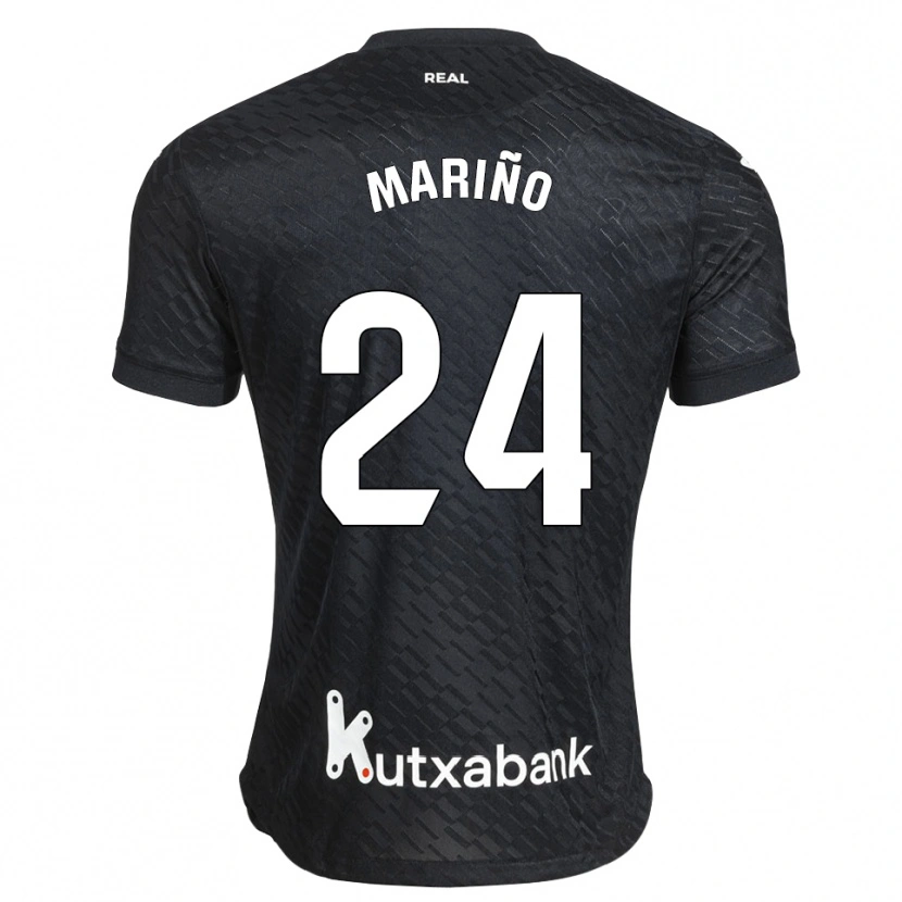 Danxen Criança Camisola Omar Mariño #24 Preto Branco Alternativa 2026/27 Camisa Brasil