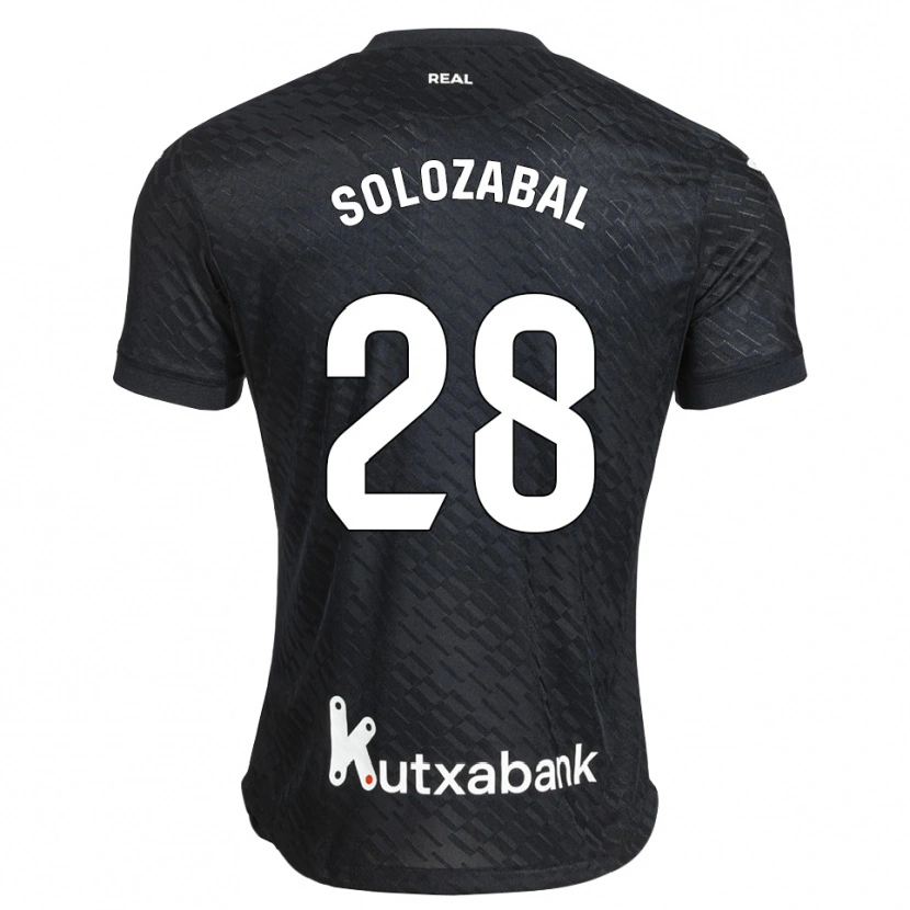 Danxen Criança Camisola Malen Solozabal Ibarra #28 Preto Branco Alternativa 2026/27 Camisa Brasil