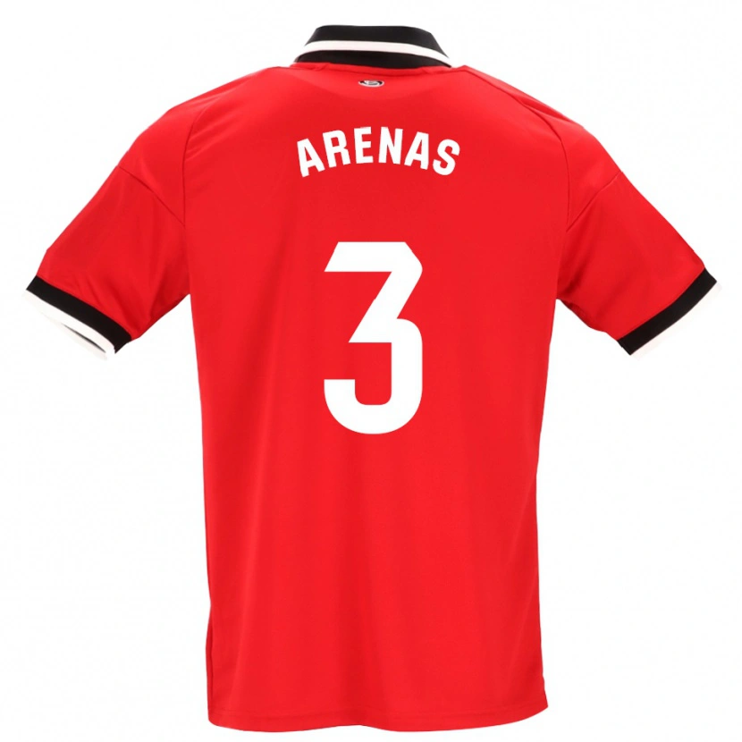 Danxen Criança Camisola Manu Arenas #3 Preto Branco Vermelho Alternativa 2026/27 Camisa Brasil
