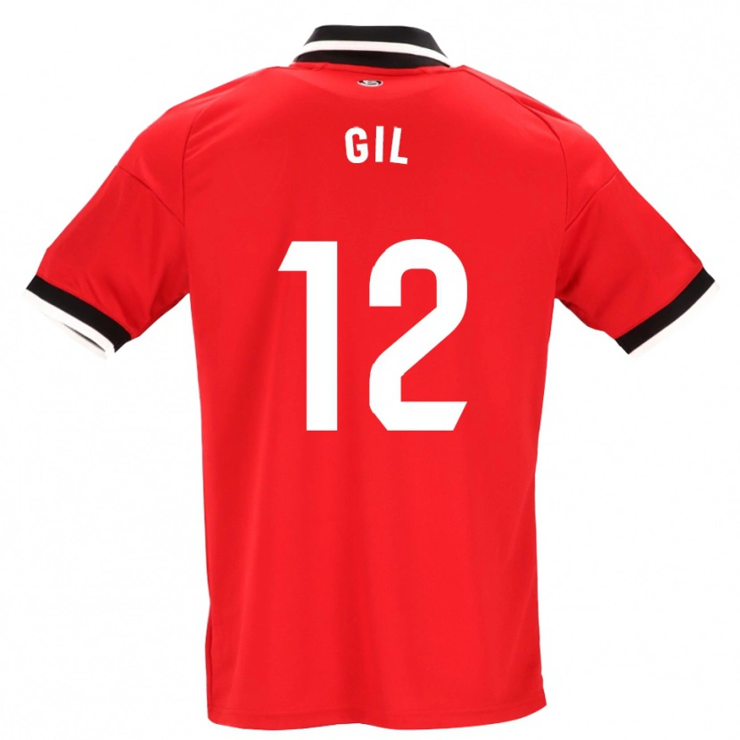 Danxen Criança Camisola Dani Gil #12 Preto Branco Vermelho Alternativa 2026/27 Camisa Brasil
