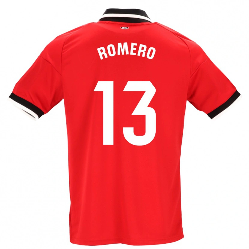Danxen Criança Camisola Rafael Romero #13 Preto Branco Vermelho Alternativa 2026/27 Camisa Brasil