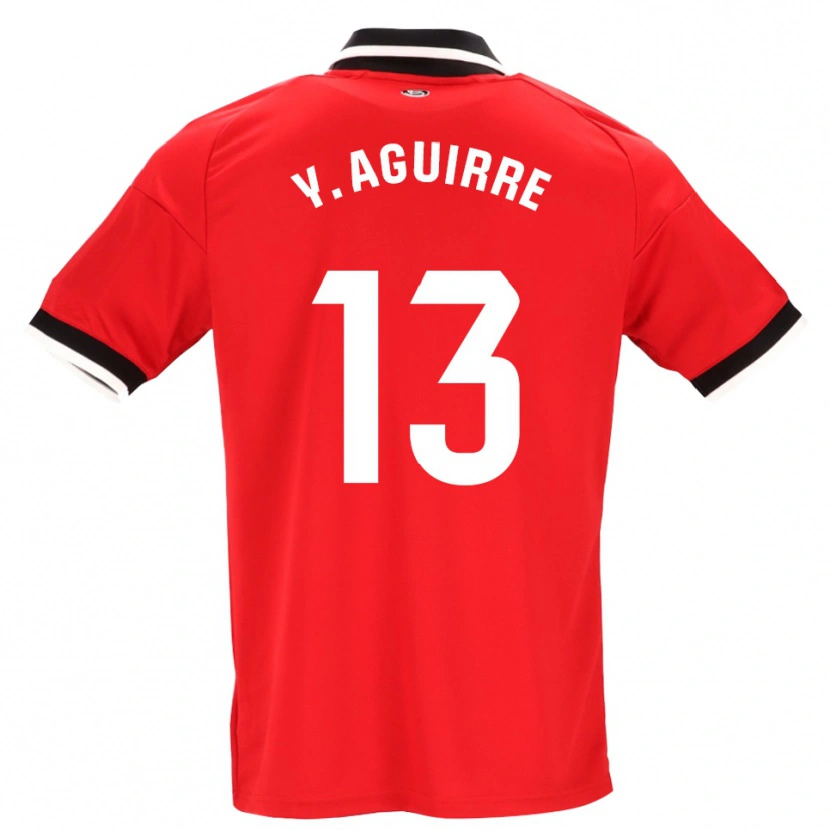 Danxen Criança Camisola Yolanda Aguirre Gutiérrez #13 Preto Branco Vermelho Alternativa 2026/27 Camisa Brasil