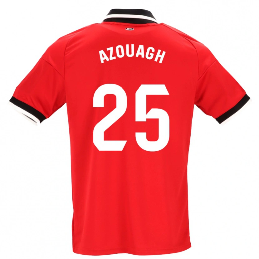 Danxen Criança Camisola Rayan Azouagh #25 Preto Branco Vermelho Alternativa 2026/27 Camisa Brasil