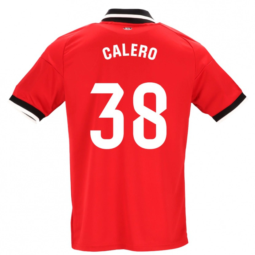 Danxen Criança Camisola Josema Calero #38 Preto Branco Vermelho Alternativa 2026/27 Camisa Brasil