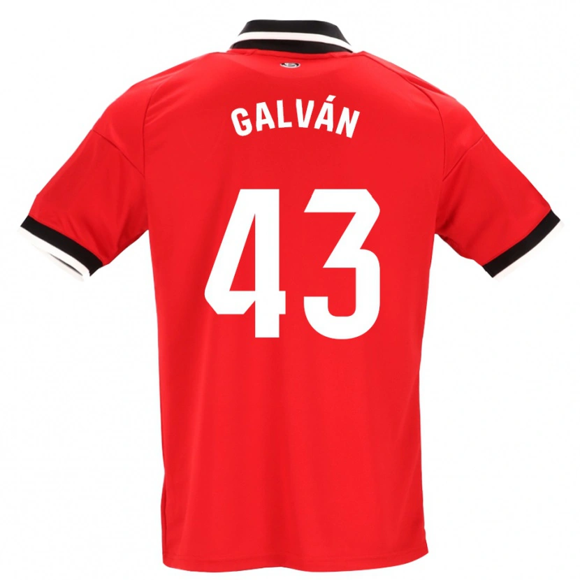 Danxen Criança Camisola Arnaudis Galván #43 Preto Branco Vermelho Alternativa 2026/27 Camisa Brasil