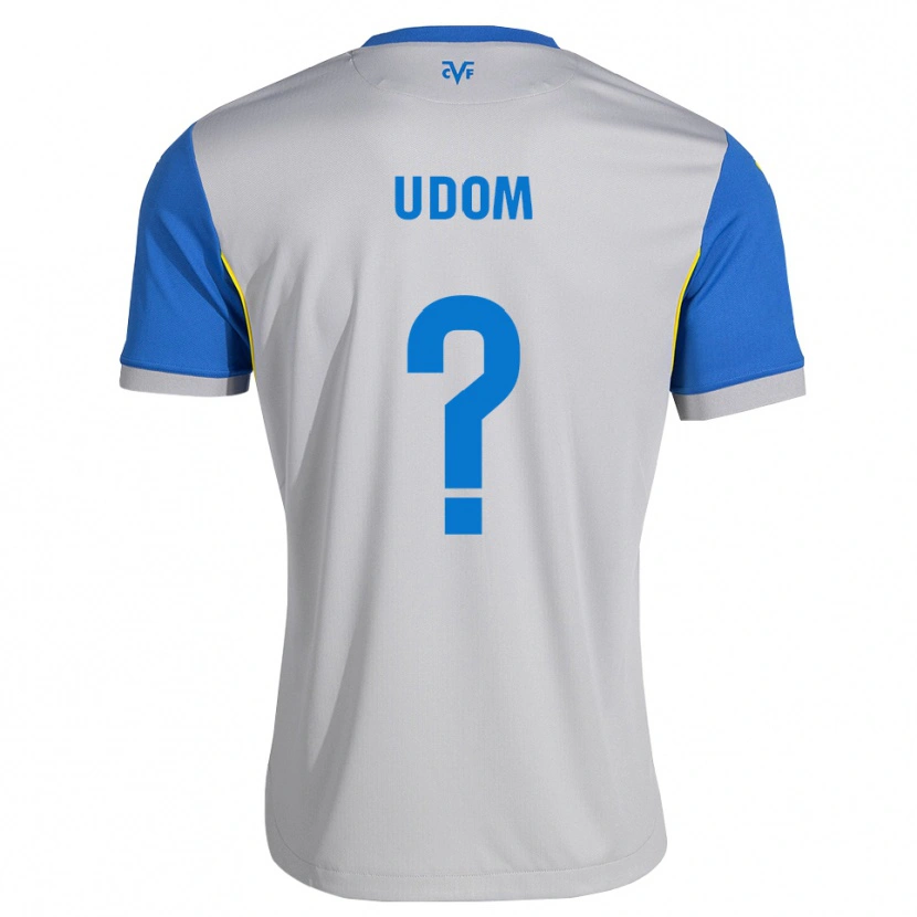 Danxen Criança Camisola Ekerette Udom #0 Azul Dodger Cinza Alternativa 2026/27 Camisa Brasil