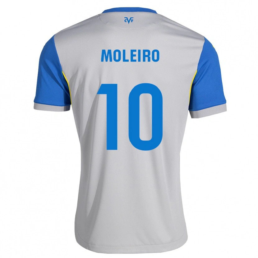 Danxen Criança Camisola Alberto Moleiro #10 Azul Dodger Cinza Alternativa 2026/27 Camisa Brasil