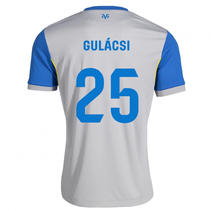 Danxen Criança Camisola Péter Gulácsi #25 Azul Dodger Cinza Alternativa 2026/27 Camisa Brasil