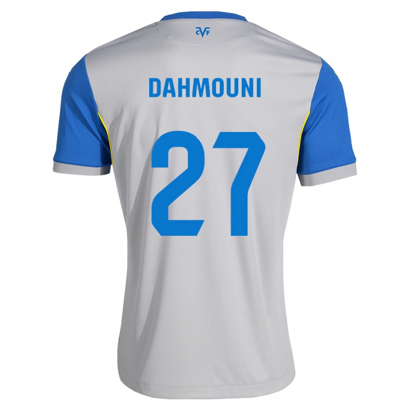 Danxen Criança Camisola Moha Dahmouni #27 Azul Dodger Cinza Alternativa 2026/27 Camisa Brasil