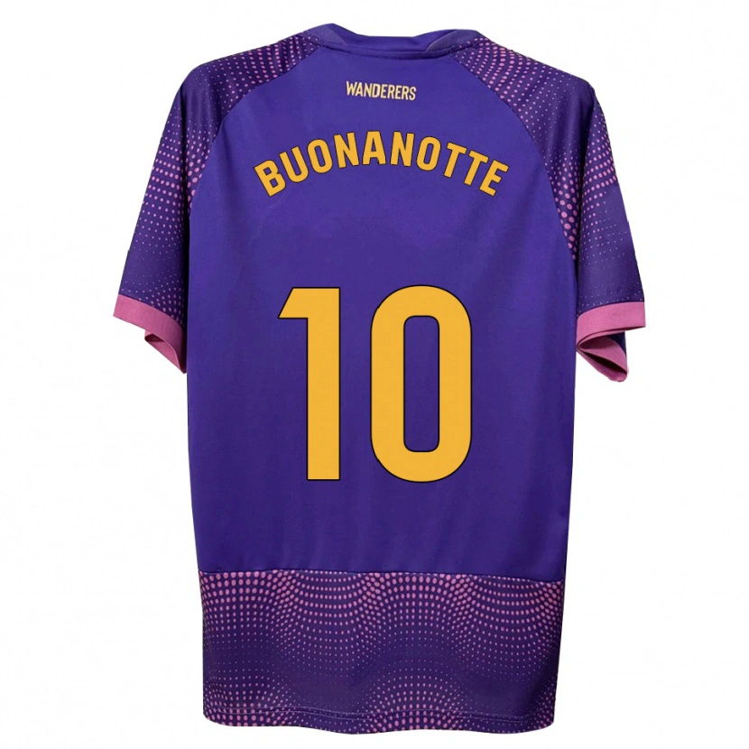 Danxen Criança Camisola Facundo Buonanotte #10 Branco Rosa Roxo Alternativa 2026/27 Camisa Brasil