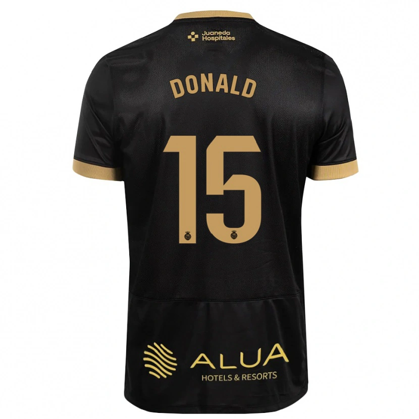 Danxen Criança Camisola John Donald #15 Preto Marrom Claro De Sândalo Madeira Alternativa 2026/27 Camisa Brasil