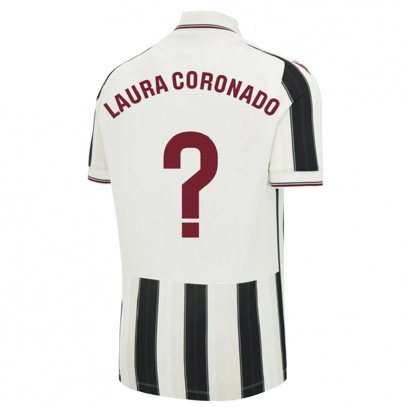 Danxen Criança Camisola Laura Coronado Vilchez #0 Preto Branco Vermelho Alternativa 2026/27 Camisa Brasil