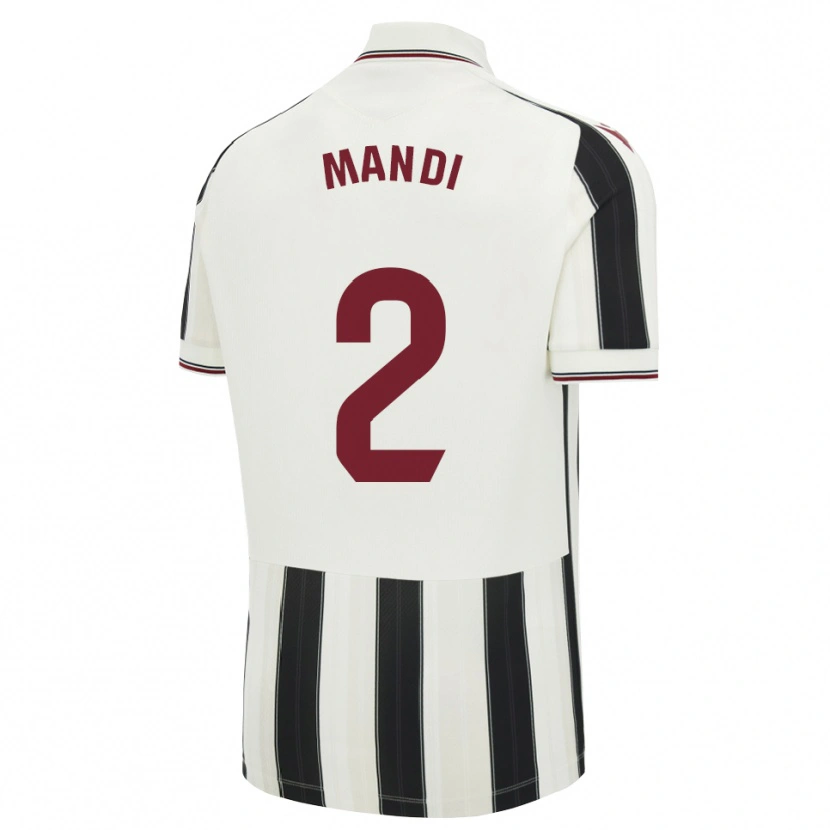 Danxen Criança Camisola Aïssa Mandi #2 Preto Branco Vermelho Alternativa 2026/27 Camisa Brasil
