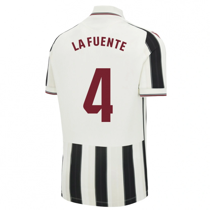 Danxen Criança Camisola Adrián Dela #4 Preto Branco Vermelho Alternativa 2026/27 Camisa Brasil