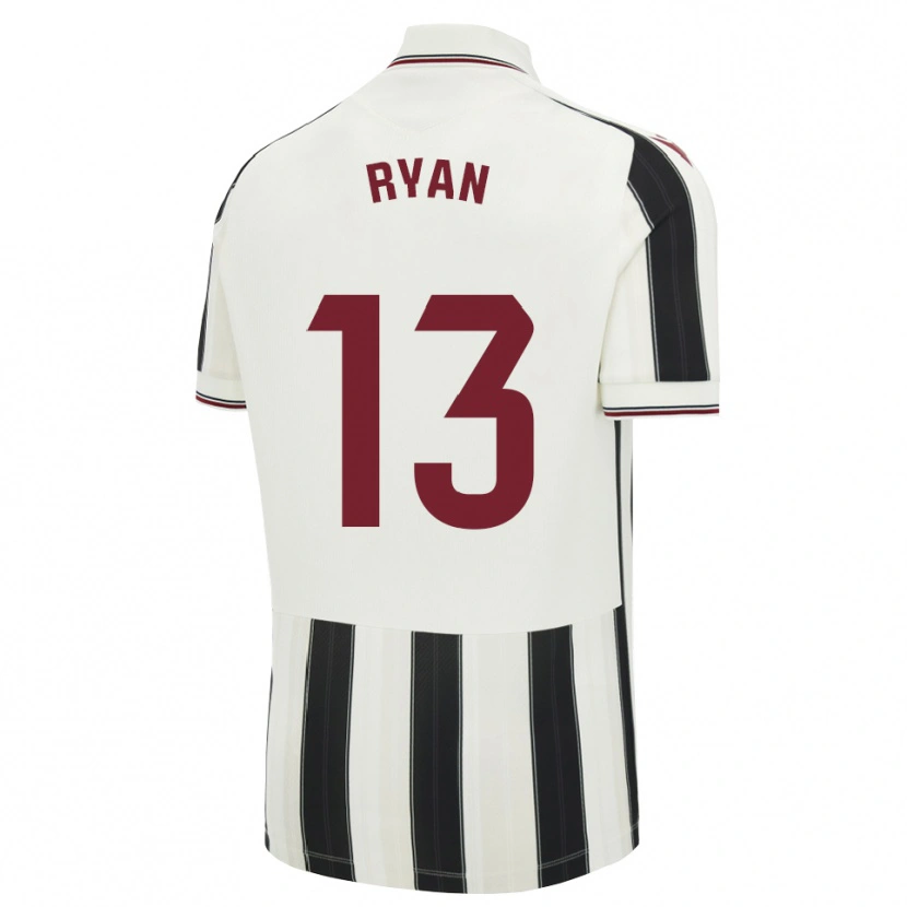 Danxen Criança Camisola Mathew Ryan #13 Preto Branco Vermelho Alternativa 2026/27 Camisa Brasil