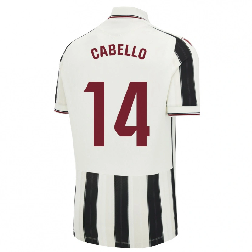 Danxen Criança Camisola Jorge Cabello #14 Preto Branco Vermelho Alternativa 2026/27 Camisa Brasil