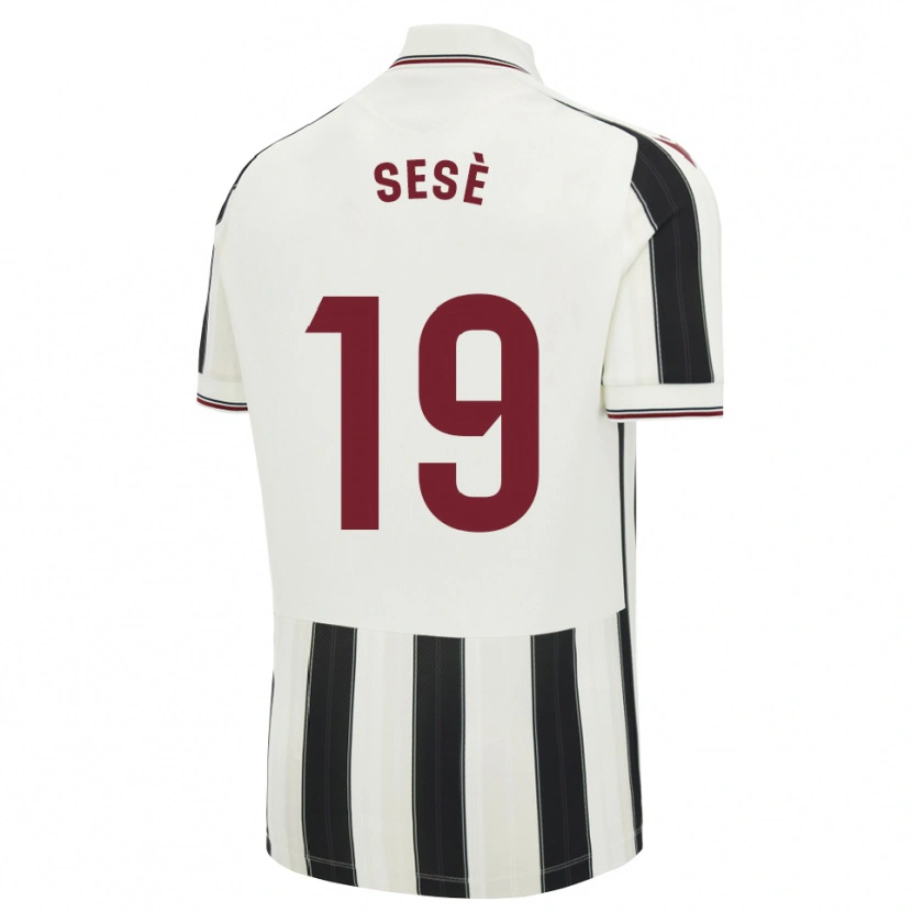 Danxen Criança Camisola Mario Sesè #19 Preto Branco Vermelho Alternativa 2026/27 Camisa Brasil