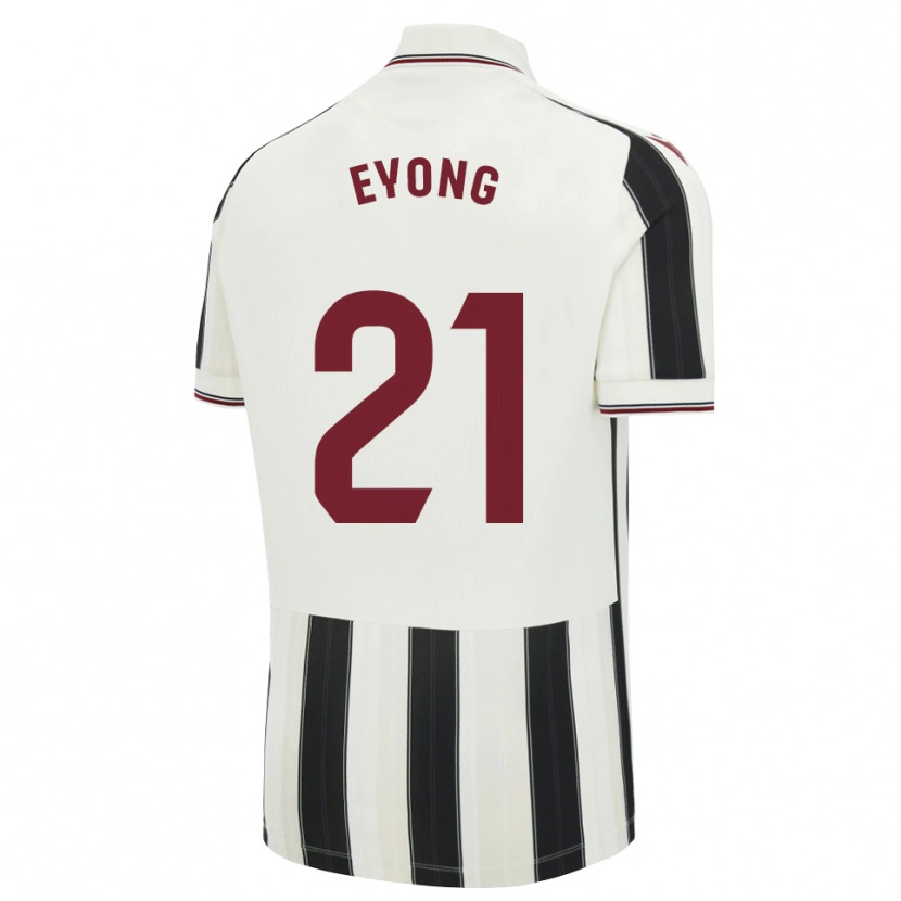Danxen Criança Camisola Karl Etta Eyong #21 Preto Branco Vermelho Alternativa 2026/27 Camisa Brasil