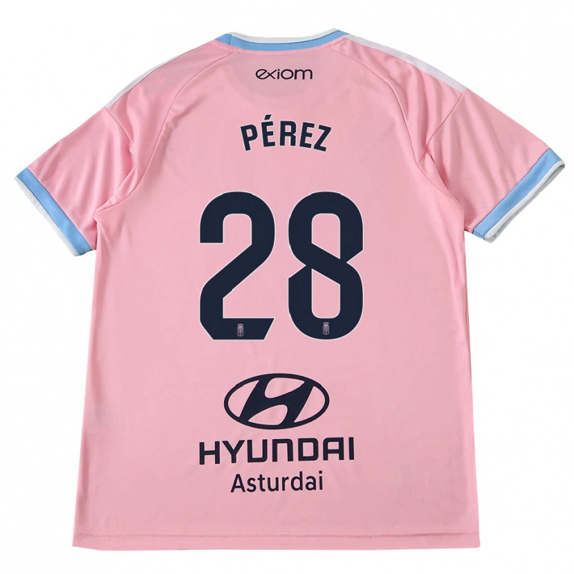 Danxen Criança Camisola Enzo Pérez #28 Azul Centáurea Rosa Alternativa 2026/27 Camisa Brasil
