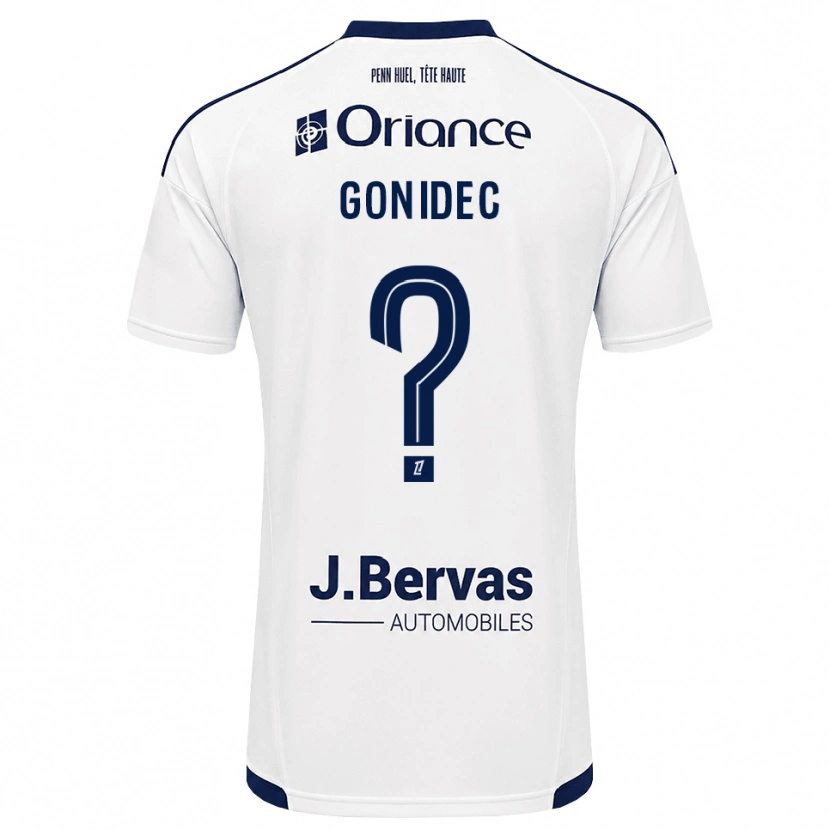 Danxen Criança Camisola Sandy Gonidec #0 Azul Marinho Branco Alternativa 2026/27 Camisa Brasil