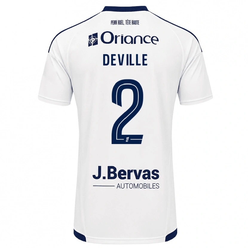 Danxen Criança Camisola Lilian Deville #2 Azul Marinho Branco Alternativa 2026/27 Camisa Brasil