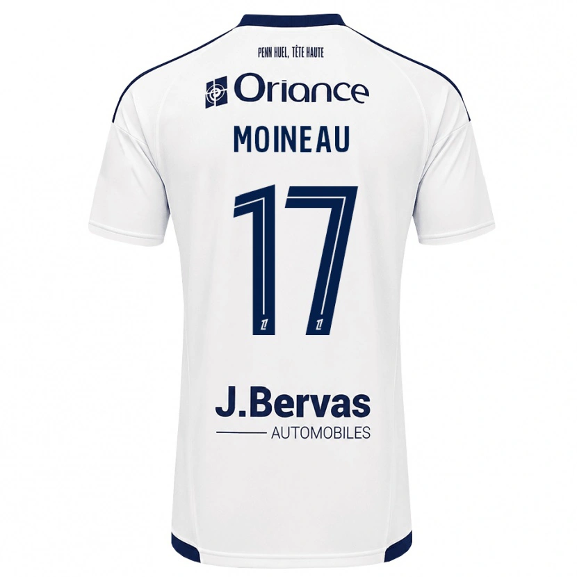 Danxen Criança Camisola Nathan Moineau #17 Azul Marinho Branco Alternativa 2026/27 Camisa Brasil