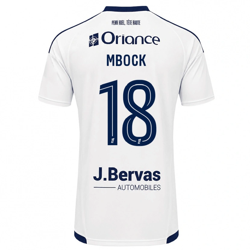 Danxen Criança Camisola Hianga'a Mbock #18 Azul Marinho Branco Alternativa 2026/27 Camisa Brasil