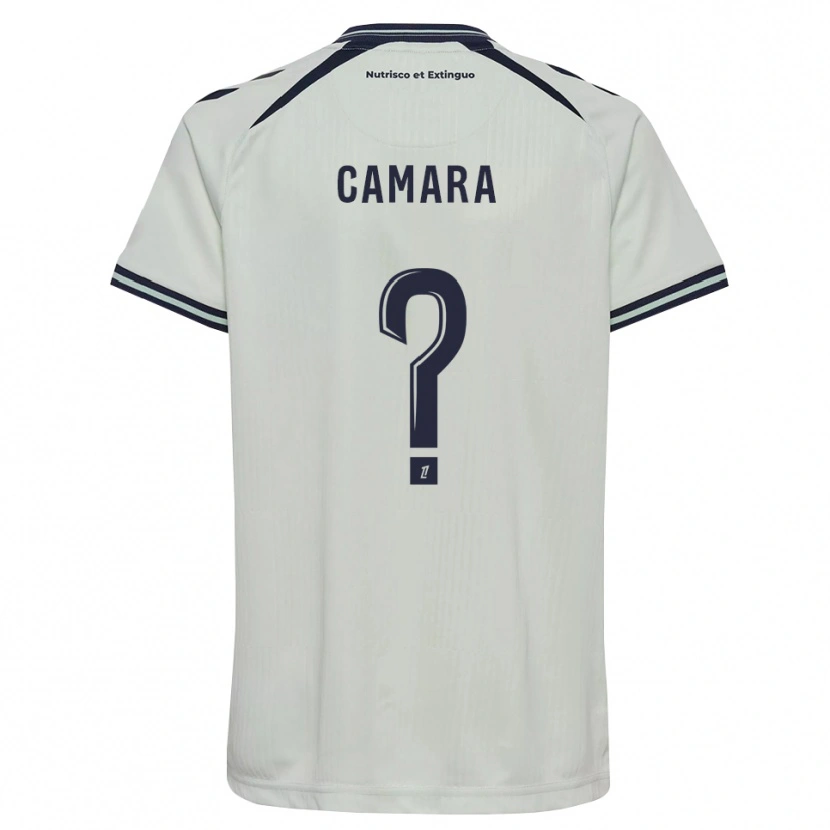 Danxen Criança Camisola Karamokho Camara #0 Azul Meia-Noite Branco Alternativa 2026/27 Camisa Brasil