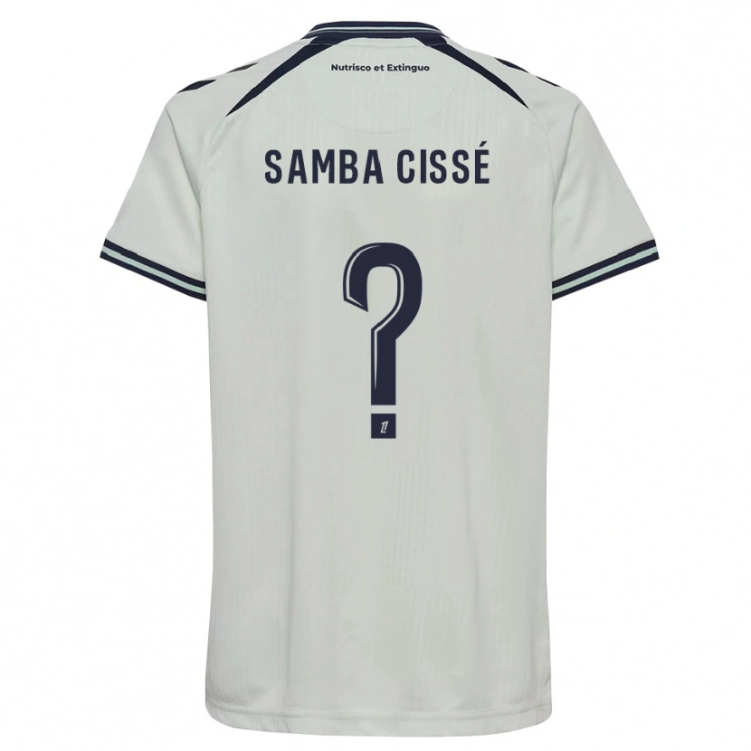 Danxen Criança Camisola Papa Samba Cissé #0 Azul Meia-Noite Branco Alternativa 2026/27 Camisa Brasil