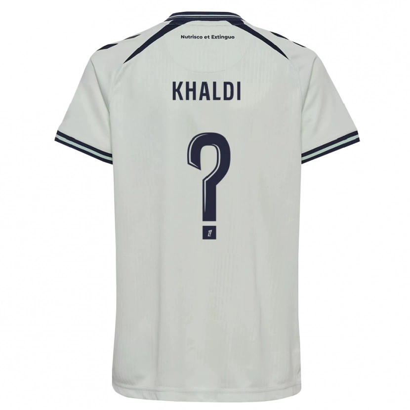 Danxen Criança Camisola Alim Khaldi #0 Azul Meia-Noite Branco Alternativa 2026/27 Camisa Brasil