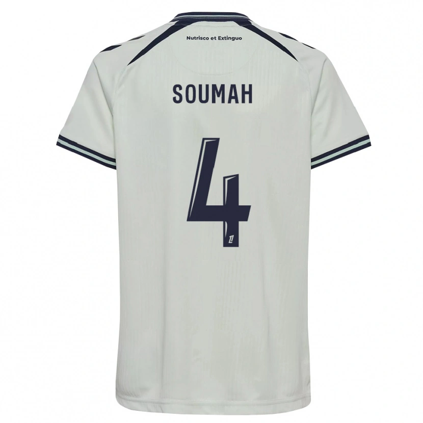 Danxen Criança Camisola Mohamed Soumah #4 Azul Meia-Noite Branco Alternativa 2026/27 Camisa Brasil