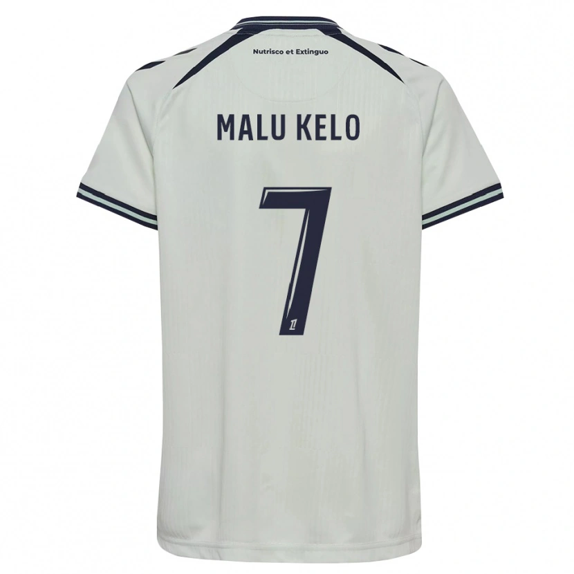 Danxen Criança Camisola Yohann Malu Kelo #7 Azul Meia-Noite Branco Alternativa 2026/27 Camisa Brasil