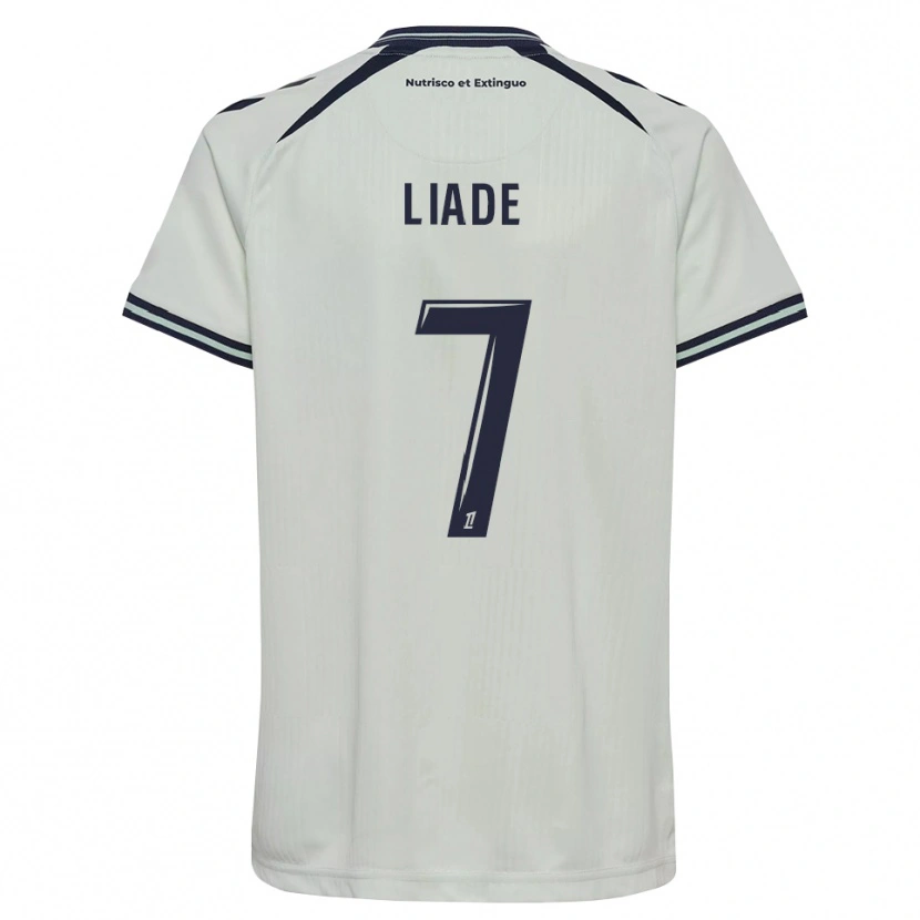 Danxen Criança Camisola Noah Liade #7 Azul Meia-Noite Branco Alternativa 2026/27 Camisa Brasil
