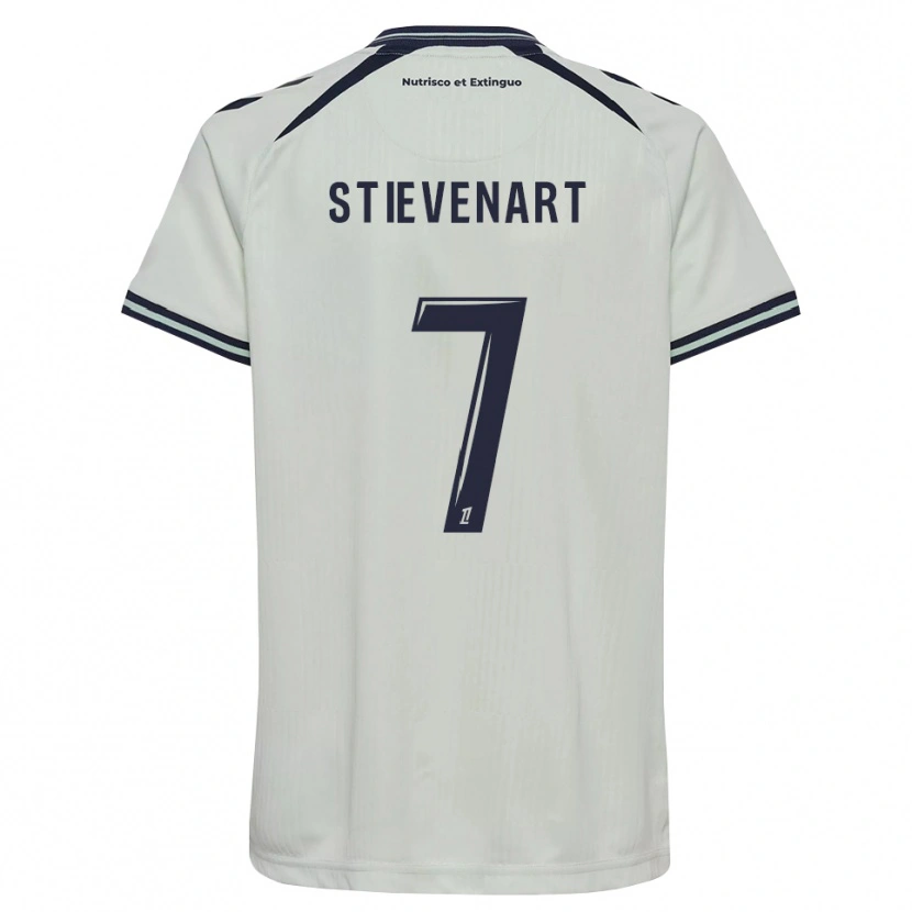 Danxen Criança Camisola Zoé Stievenart #7 Azul Meia-Noite Branco Alternativa 2026/27 Camisa Brasil