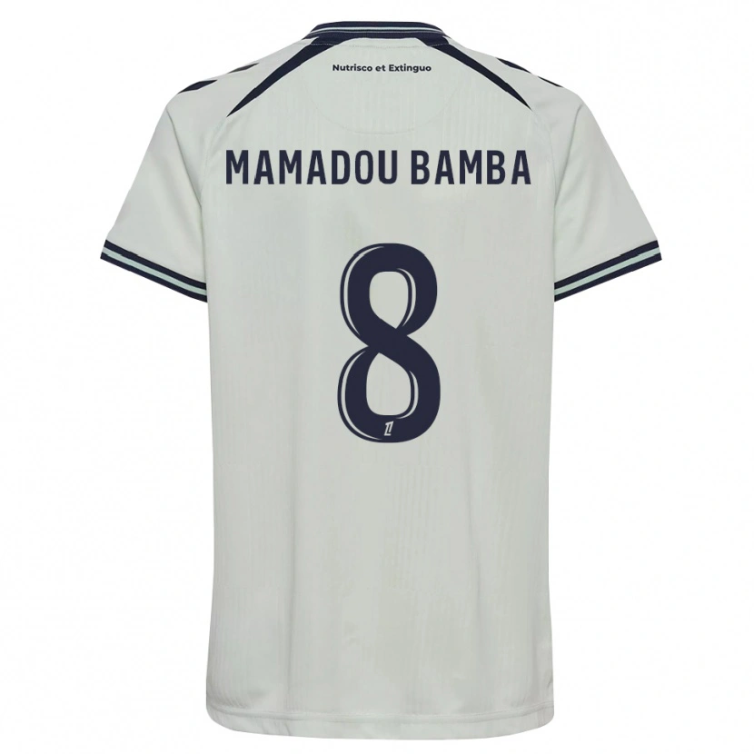 Danxen Criança Camisola Ben Mamadou Bamba #8 Azul Meia-Noite Branco Alternativa 2026/27 Camisa Brasil