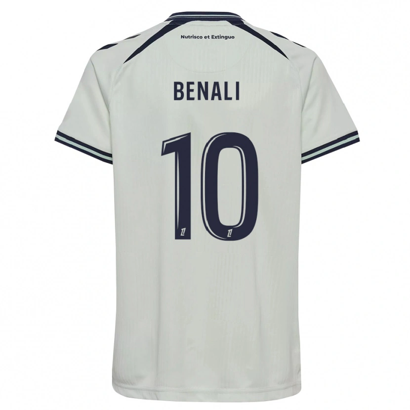 Danxen Criança Camisola Adam Benali #10 Azul Meia-Noite Branco Alternativa 2026/27 Camisa Brasil