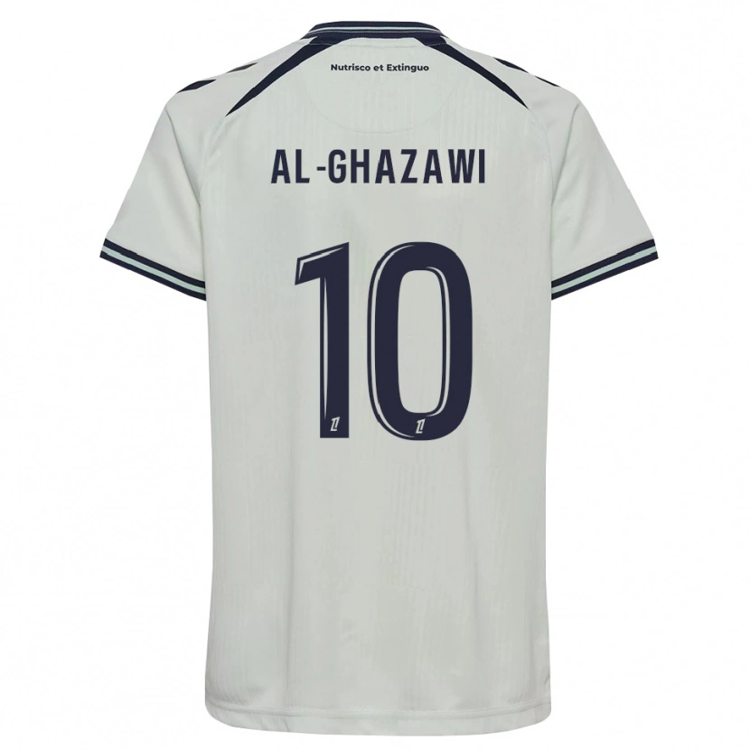 Danxen Criança Camisola Zayn Al-Ghazawi #10 Azul Meia-Noite Branco Alternativa 2026/27 Camisa Brasil