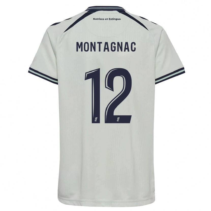 Danxen Criança Camisola Alexandre Montagnac #12 Azul Meia-Noite Branco Alternativa 2026/27 Camisa Brasil