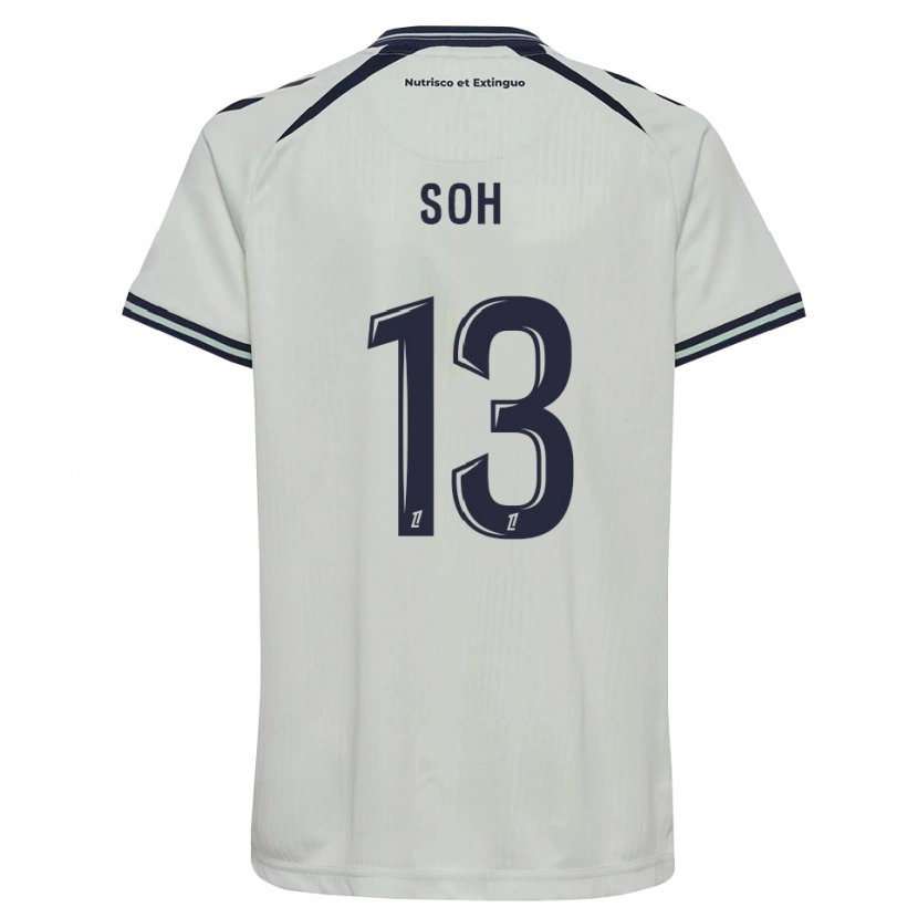 Danxen Criança Camisola Yanis Soh #13 Azul Meia-Noite Branco Alternativa 2026/27 Camisa Brasil
