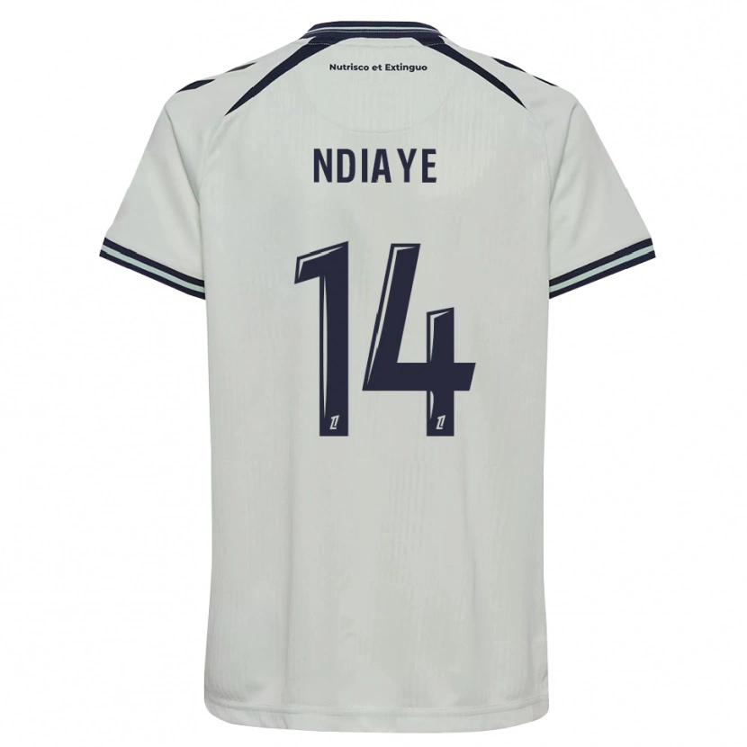 Danxen Criança Camisola Rassoul Ndiaye #14 Azul Meia-Noite Branco Alternativa 2026/27 Camisa Brasil