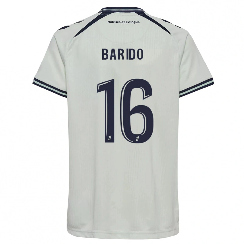 Danxen Criança Camisola Jules Barido #16 Azul Meia-Noite Branco Alternativa 2026/27 Camisa Brasil