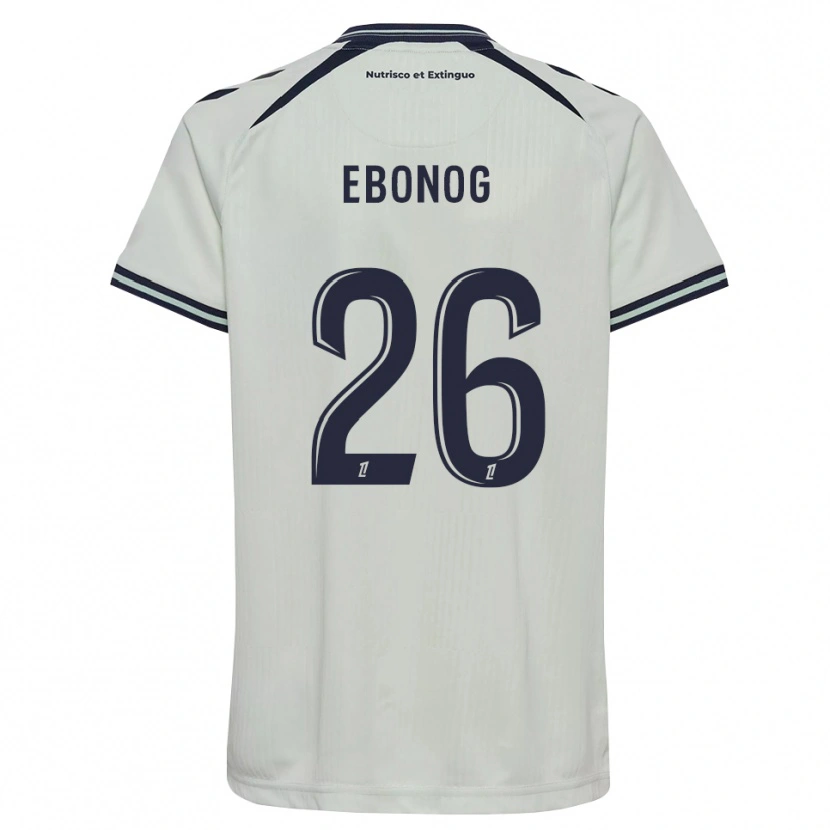 Danxen Criança Camisola Simon Ebonog #26 Azul Meia-Noite Branco Alternativa 2026/27 Camisa Brasil
