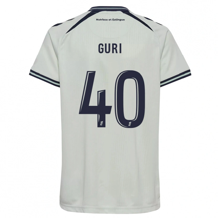 Danxen Criança Camisola Gabriel Guri #40 Azul Meia-Noite Branco Alternativa 2026/27 Camisa Brasil